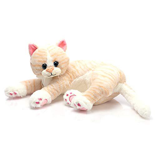 HollyHOME hollyhome cat plush stuffed animals orange striped cat kitten  plush toy gift for kids 18 inch