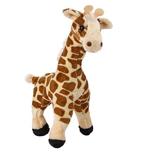 kicko soft plush giraffe - 11 inch stuffed jungle animal toy and pillow for  bedtime pal, playroom