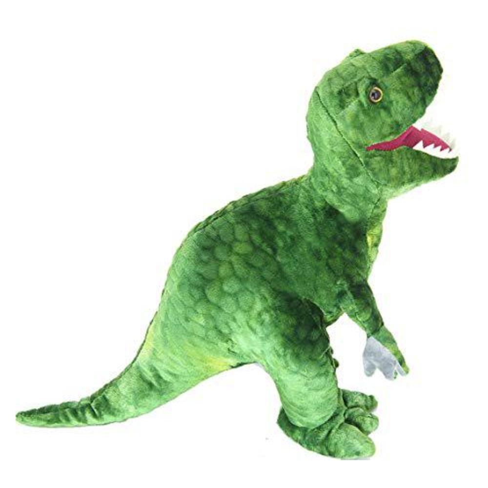 PLUSHLAND plushland tyrannosaurus 12 inch dinosaur stuffed animal plush toy,soft  green t-rex toys for toddlers kids children (green 12i