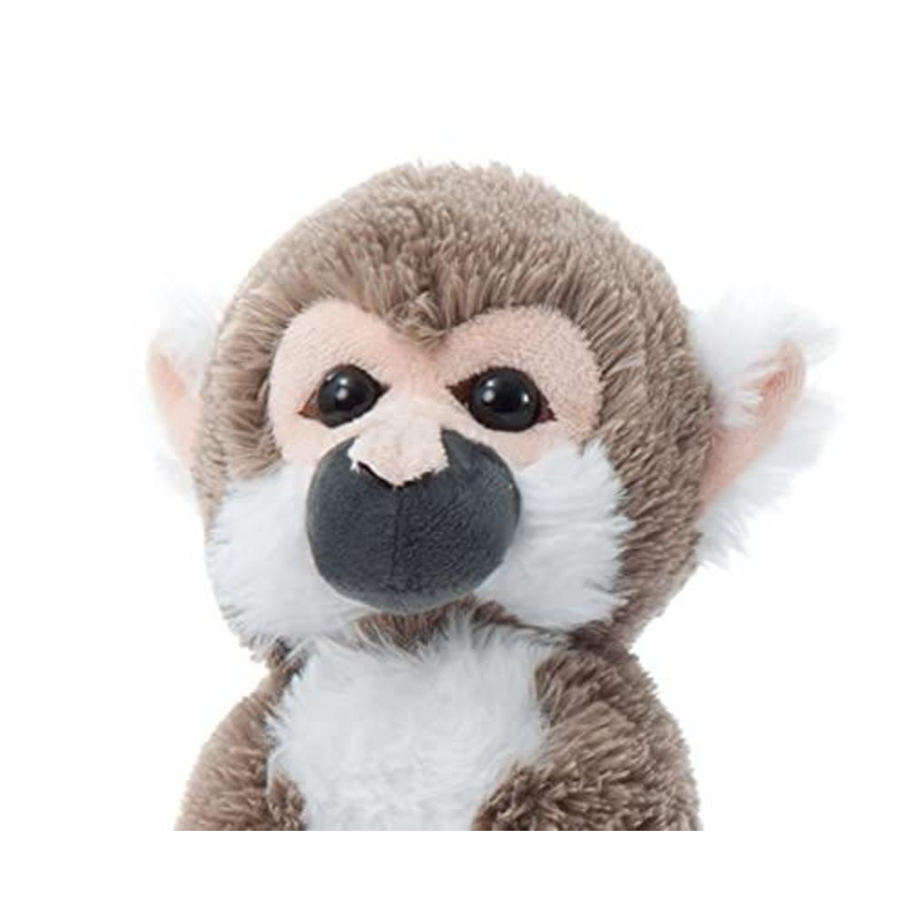 the petting zoo squirrel monkey stuffed animal, gifts for kids, wild onez zoo animals, squirrel monkey plush toy 12 inches