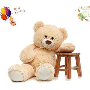 Toys Studio Toys Studio 36 Inch Big Teddy Bear Cute Giant Stuffed Animals Soft Plush Bear For Girlfriend Kids Beige Toys Studio Toys Studio 36 Inch Big Teddy Bear Cute Giant Stuffed Animals Soft Plush Bear For Girlfriend Kids Beige
