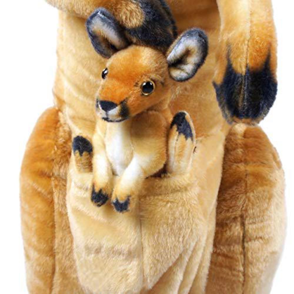 VIAHART kari the kangaroo and joey - 3 foot big stuffed animal plush roo -  by tiger tale