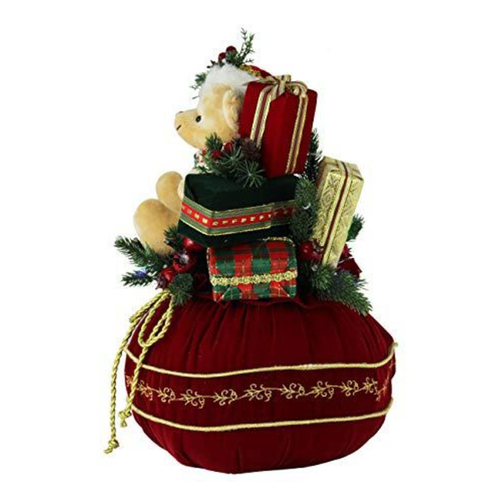 Windy Hill Collection 18" inch teddy bear and presents bag 188010