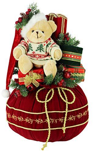 Windy Hill Collection 18" inch teddy bear and presents bag 188010