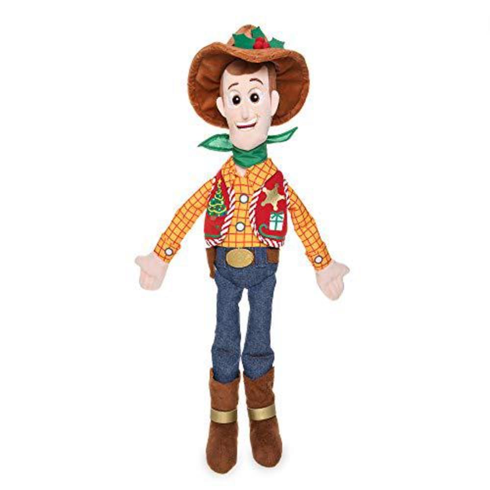 disney pixar woody holiday plush doll - toy story - medium - 18 inch