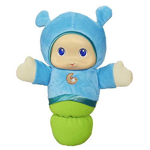 playskool lullaby gloworm toy with 6 lullaby tunes, blue ( exclusive)