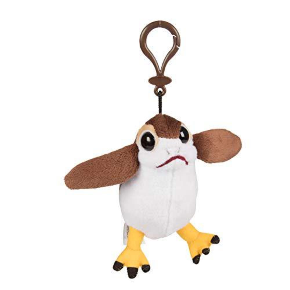 Seven20 star wars porg plush clip-on key chain - star wars accessory keychain & backpack clip - 4.5"