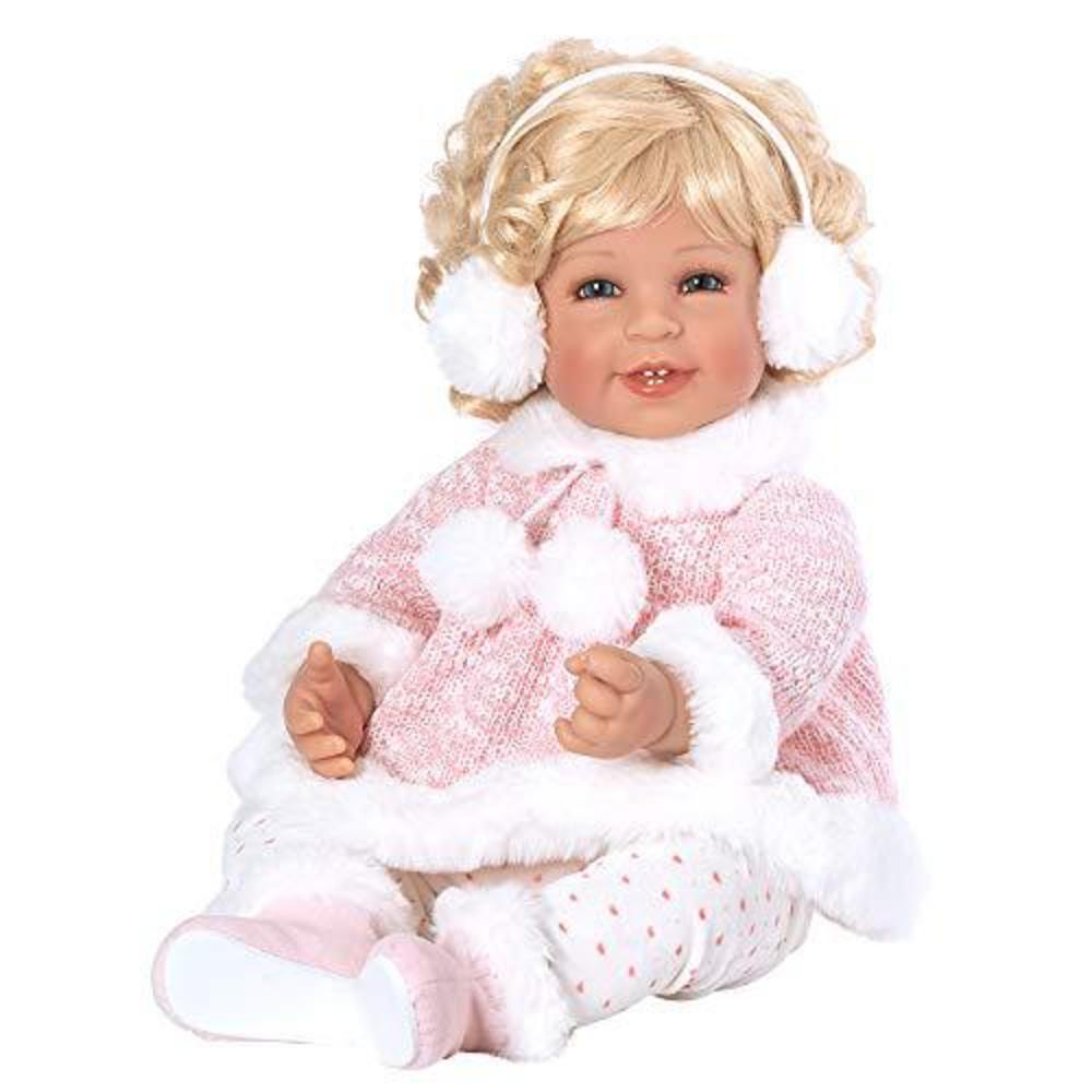 Adora Dolls adora toddler doll winter wonder with fur trim outfit, faux suede boots and fluffy ear muffs