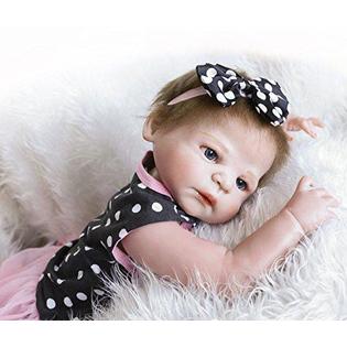 Bynpk Realistic Reborn Baby Dolls Girl Silicone Full Body 22 Inch Newborn Baby Doll Eyes Open Look Real Anatomically Correct Bynpk Realistic Reborn Baby Dolls Girl Silicone Full Body 22 Inch Newborn Baby Doll Eyes Open Look Real Anatomically Correct