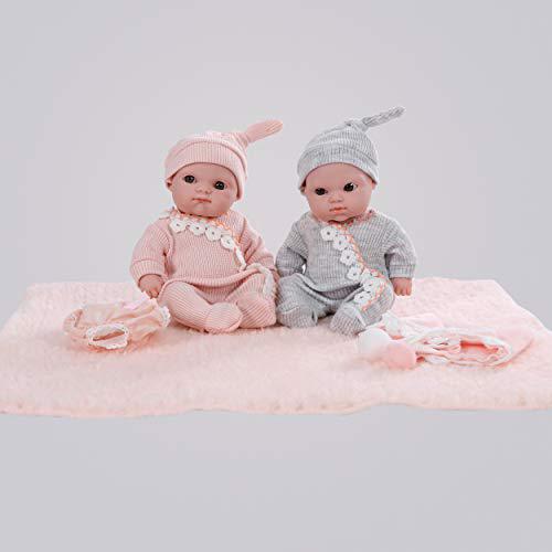 Mommy Me Doll Collection Mommy And Me 8 Inch Newborn Twin Baby Dolls Vinyl Body Boy And Girl Twins With Rompers Hats Furry Blanket Swaddle And Bl Mommy Me Doll Collection Mommy And Me 8 Inch Newborn Twin Baby Dolls Vinyl Body Boy And Girl Twins With Rompers Hats Furry Blanket Swaddle And Bl