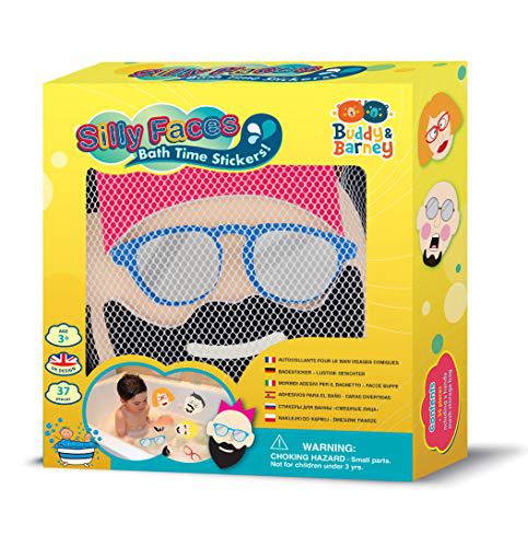 Buddy & Barney buddy & barney bath stickers--silly faces