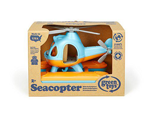green toys seacopter, blue/orange