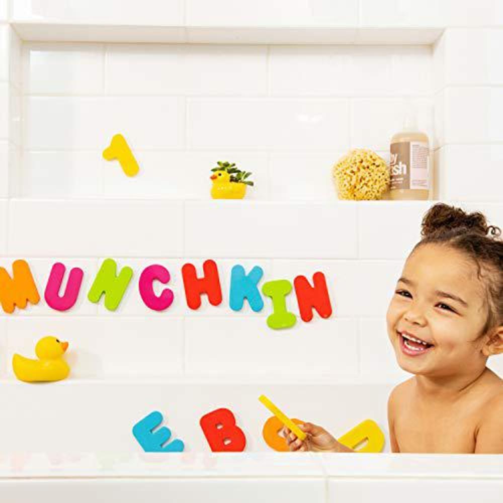 munchkin 36 bath letters and numbers, pastel