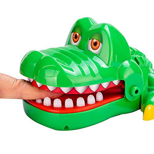 oun nana crocodile teeth dentist game for kids, crocodile biting finger games  funny alligator chomp game