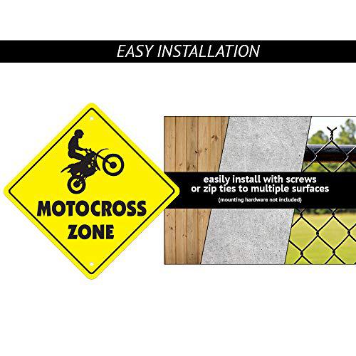 SignMission monkey crossing sign zone xing | indoor/outdoor | 14" tall plastic sign new caution road funny gag jungle chimp animal