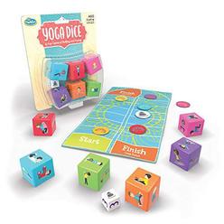 Think Fun thinkfun yoga dice game for boys and girls ages 6 and up - learn yoga with a game