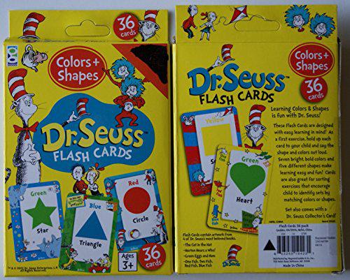 Dalmatian Press dr. seuss flash cards color and shapes - preschool learning