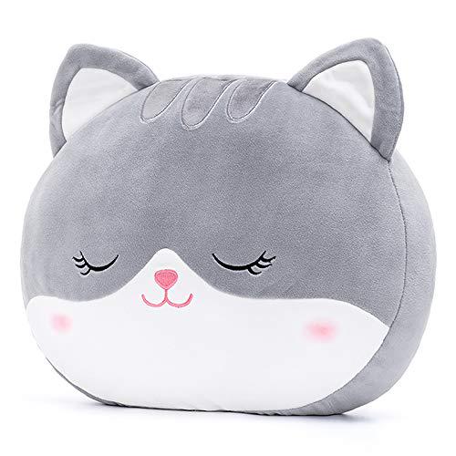 lazada kids pillow cat plush pillows toy soft gift baby girl gifts gray 15 inches