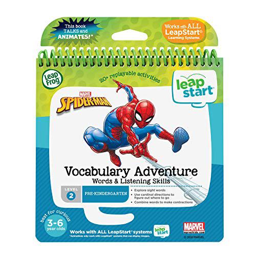 leapfrog leapstart marvel's spider-man vocabulary adventure