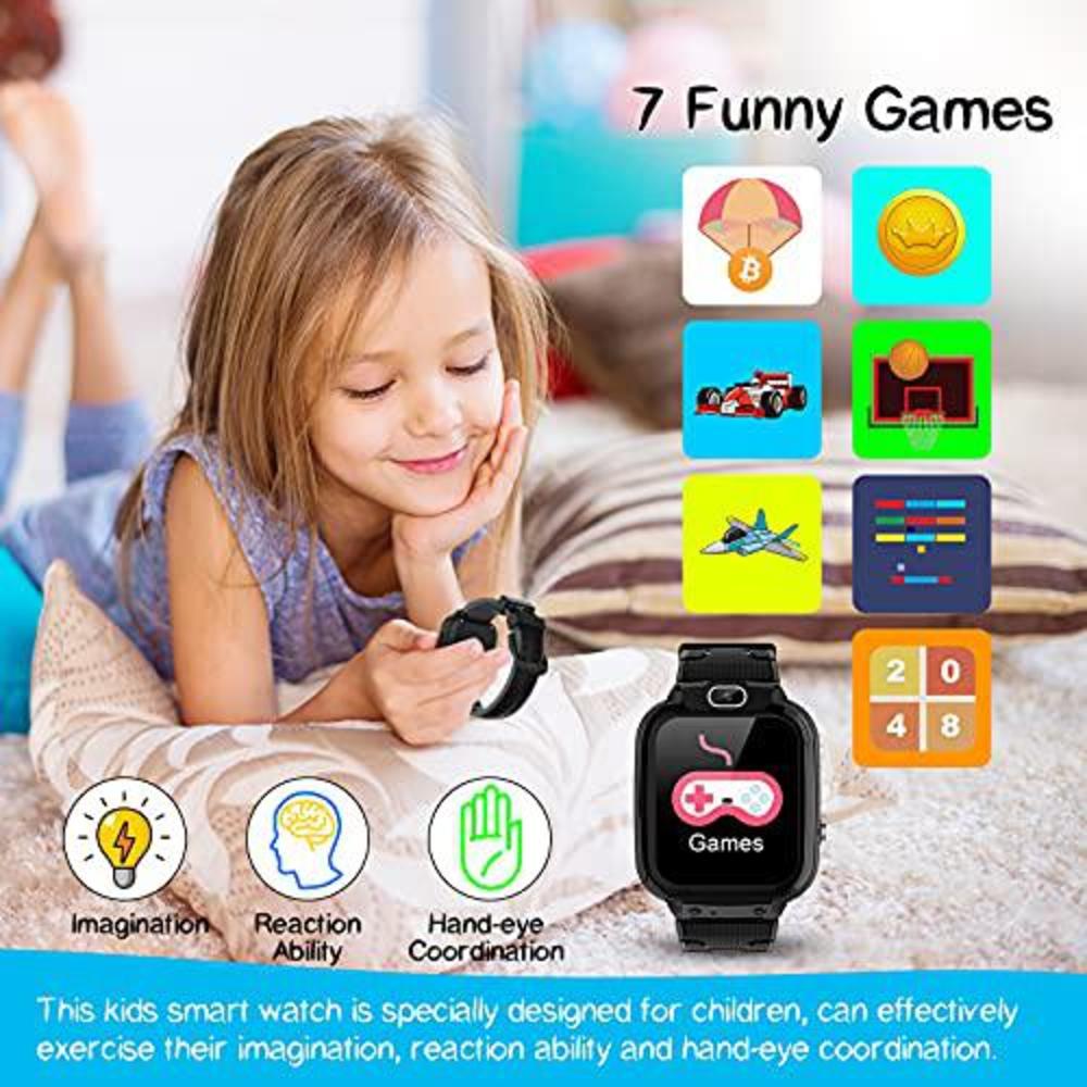 lodapug kids smart watch for boys girls - smart watch for kids with camera  mp3 music player