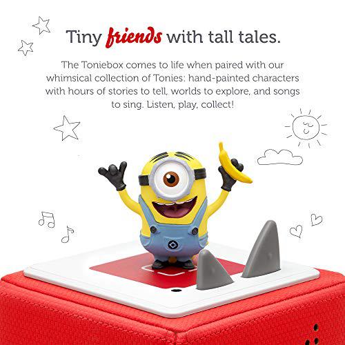 tonies - minion from despicable me - includes songs and stories for use with toniebox - ages 3+