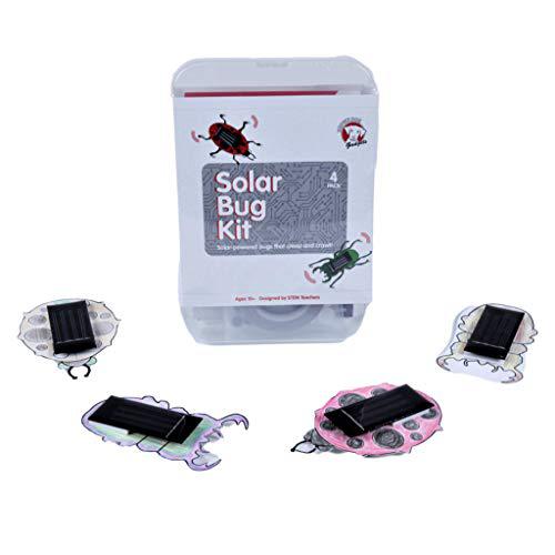 brown dog gadgets solar bug 2.0 standard kit, stem educational toy for kids 10+, solar power science gift for home projects, 
