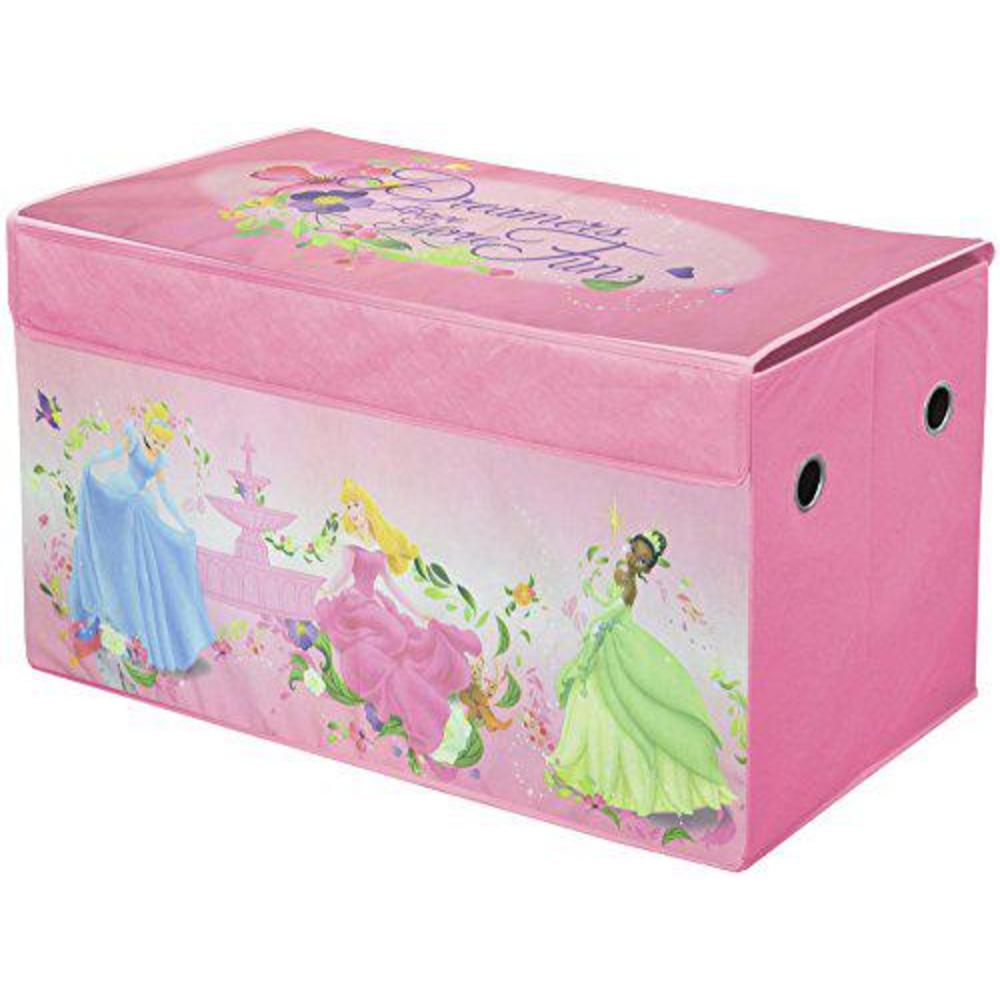 Idea Nuova disney princess collapsible storage trunk, pink
