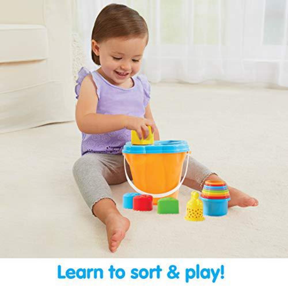 kidoozie stack 'n sort - developmental toy for children ages 12 months and older