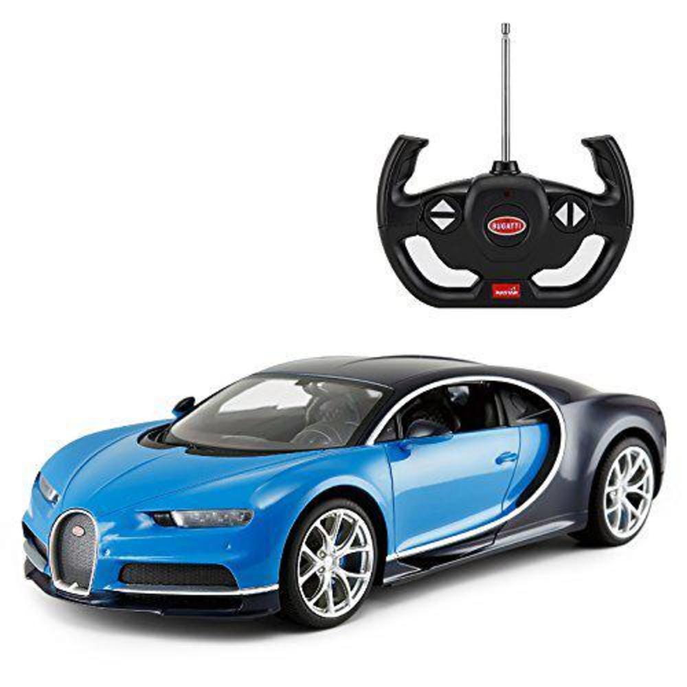 RASTAR licensed rc car 1:14 scale bugatti chiron | rastar radio remote control 1/14 rtr super sports car model blue