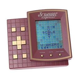 scrabble express electronic handheld game (1999 edition/includes instructions)