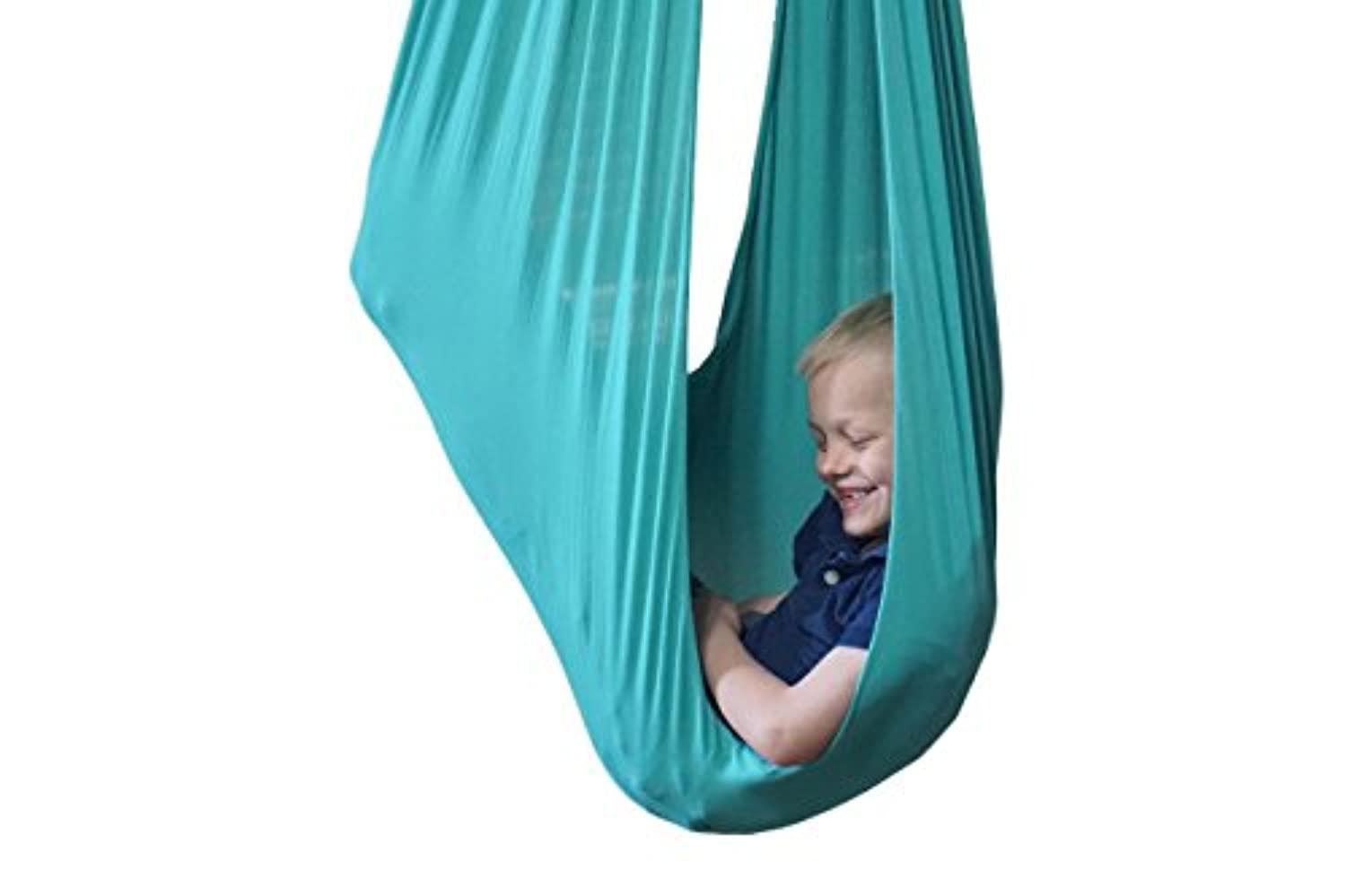 Sensory4u indoor therapy swing for kids with special needs by sensory4u (hardware included) snuggle swing | cuddle hammock for children
