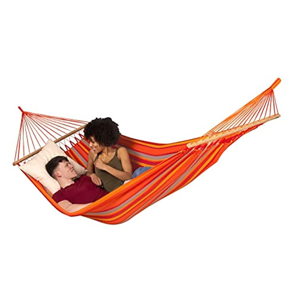 la siesta alisio toucan - weather-resistant double spreader back hammock