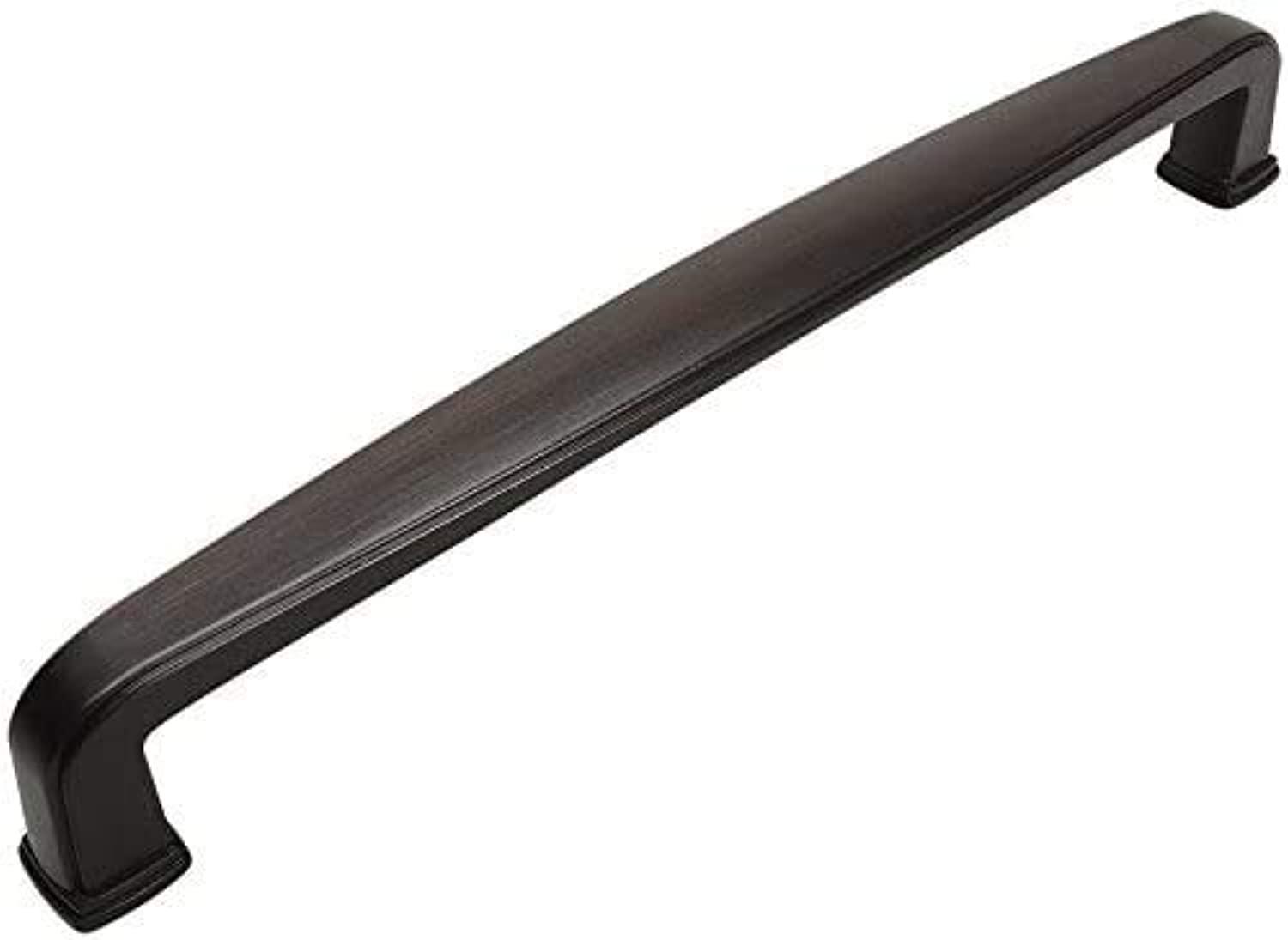 cosmas 4392-160orb oil rubbed bronze modern cabinet hardware handle pull - 6-5/16" inch (160mm) hole centers - 15 pack