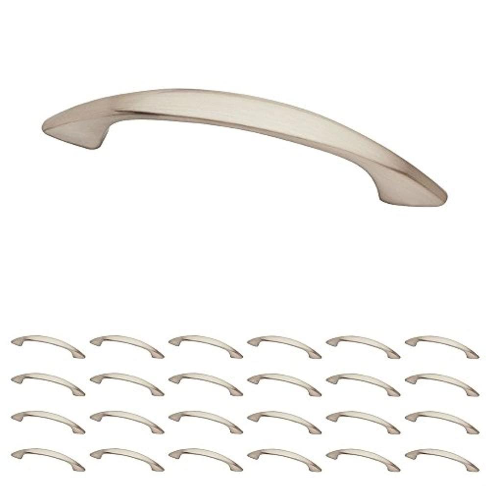 franklin brass p12447k-sn-b1 simple arched pull, 3" (76mm), brushed nickel, 25 piece