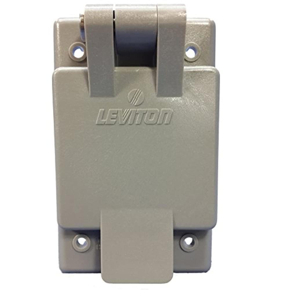 leviton 4716-fwp l5-15 locking flanged inlet plug and cover