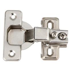 SILVERLINE HARDWARE Silverline Face Frame Concealed Euro 105Deg Self Closing Compact Cabinet Hinges (6 Pack)
