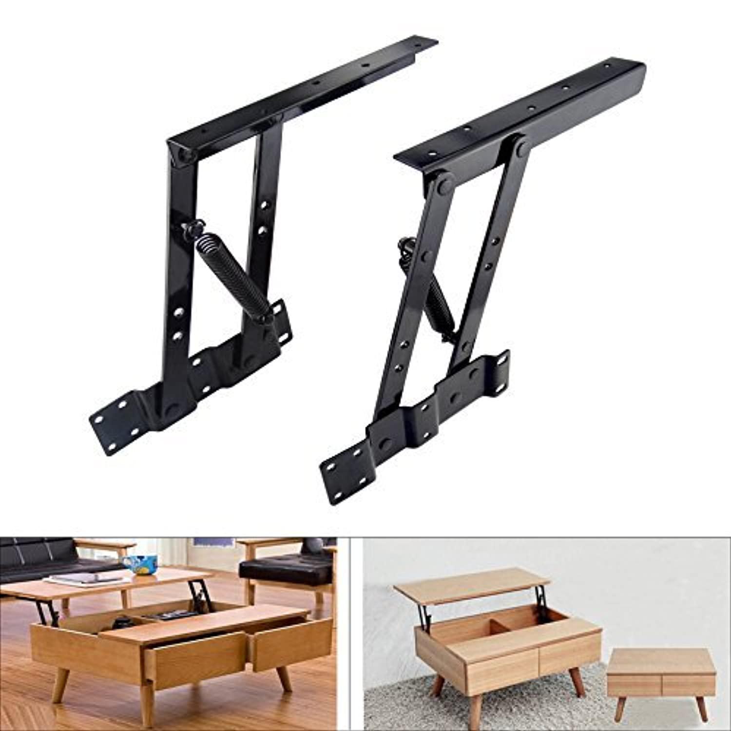 sauton folding lift up top table mechanism, coffee table lift mechanism, spring lift top table hardware for standing desk fra