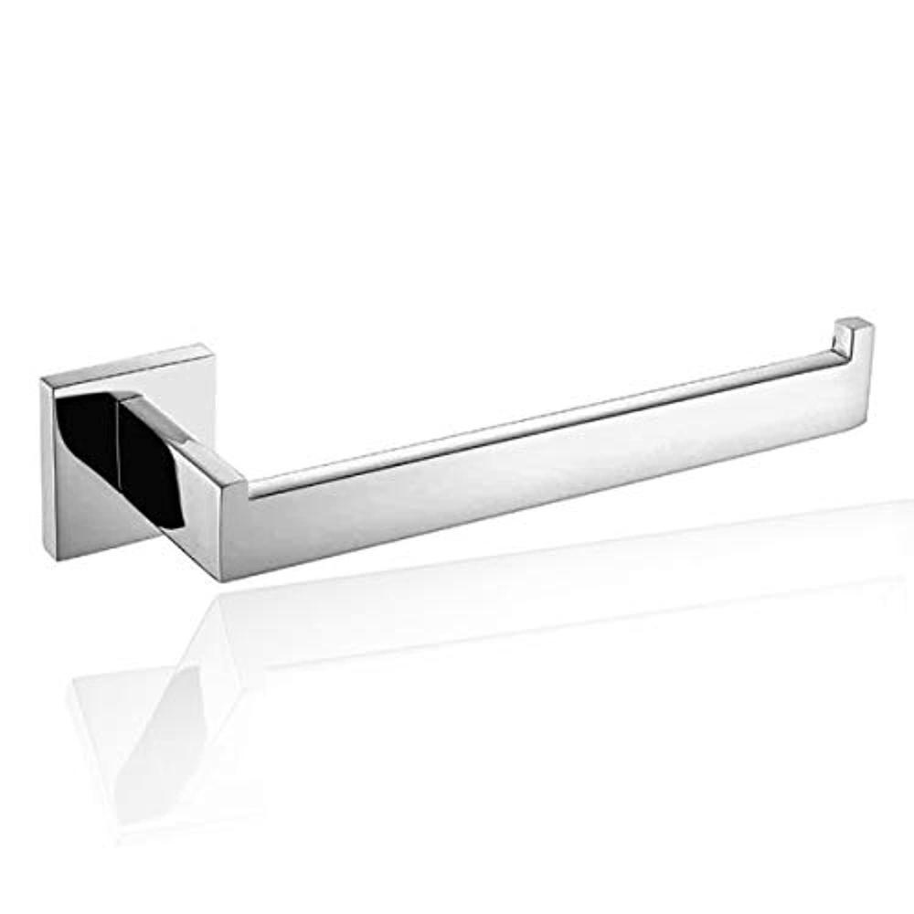 thinktop towel ring luxury wall mount sus304 stainless steel square towel bar holder, mirror polished chrome finished, bathro
