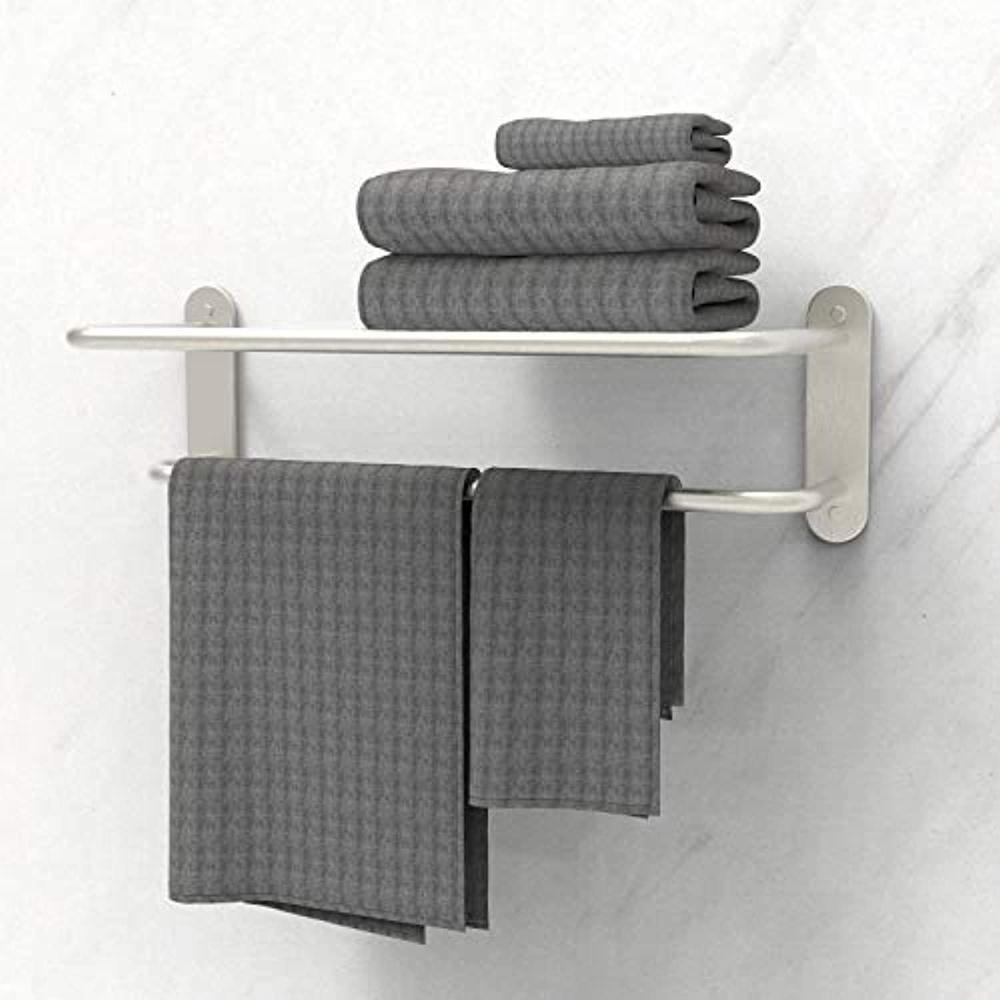 BATH EQUIPMENT FIXSEN fixsen 18 inch bathroom towel rack towel bar towel shelf brushed nickel stainless steel and zinc alloy wall mount 1pc for hou