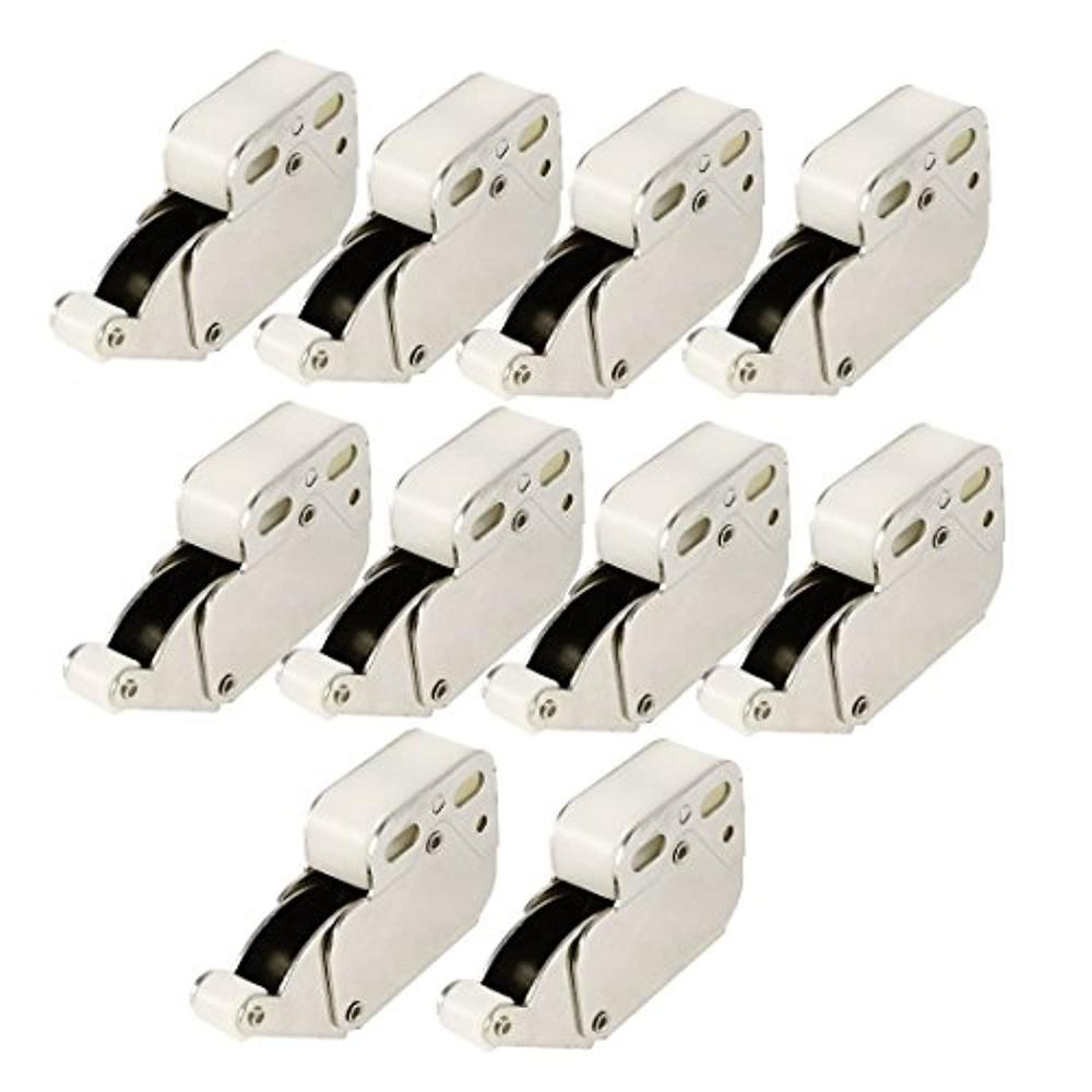 uxcell cabinet cupboard press open door catch tip touch push latch, 10-piece