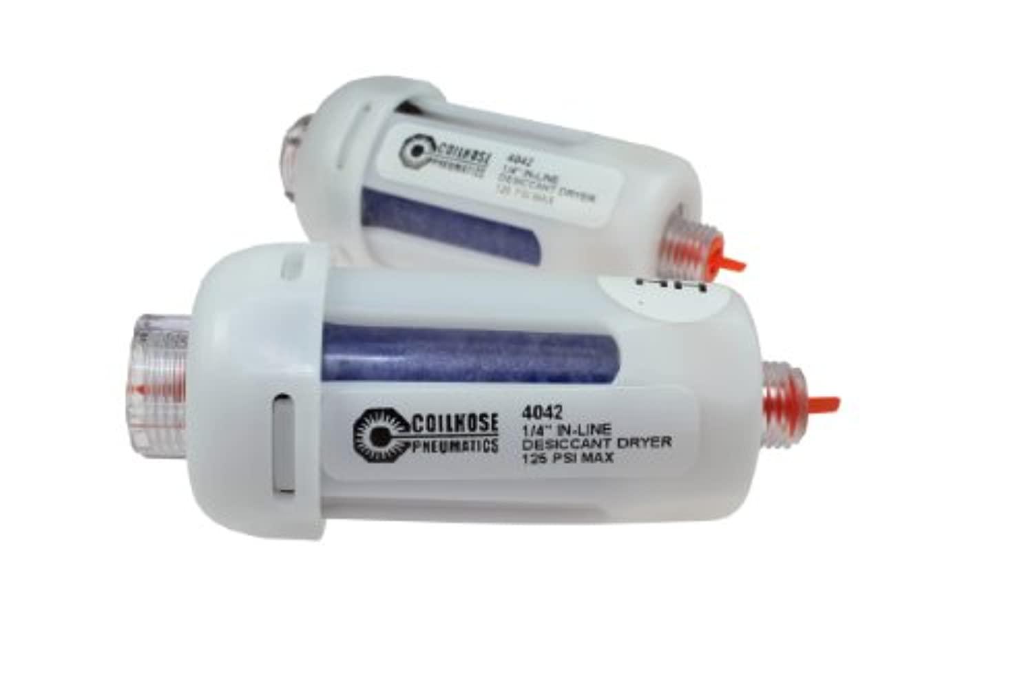coilhose pneumatics 4042 in-line desiccant air dryer, 1/4-inch port size