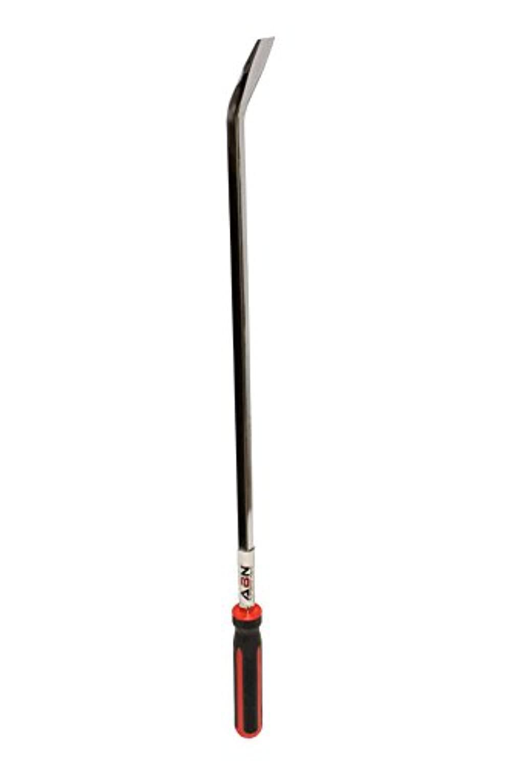 abn jumbo pry bar tool - 36in large breaker crowbar with oversized mechanics handle for heavy-duty automotive prying