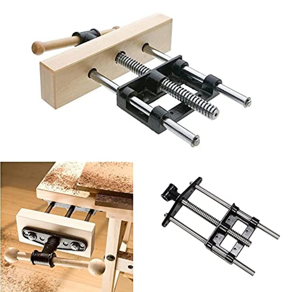 uyoyous 7" front vise woodworking bench vise cast iron front screw vise woodworking front vise rapid wood vise