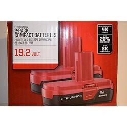 craftsman 19.2-volt battery lithium-ion two pp2011 battery packs