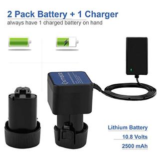 Energup 2 Stück 10.8V 3,5Ah Li-ion Ersatz Akku für akita 10.8V BL1013 BL1014 195332-9 194550-6 Energup 2 Stück 10.8V 3,5Ah Li-ion Ersatz Akku für akita 10.8V BL1013 BL1014 195332-9 194550-6