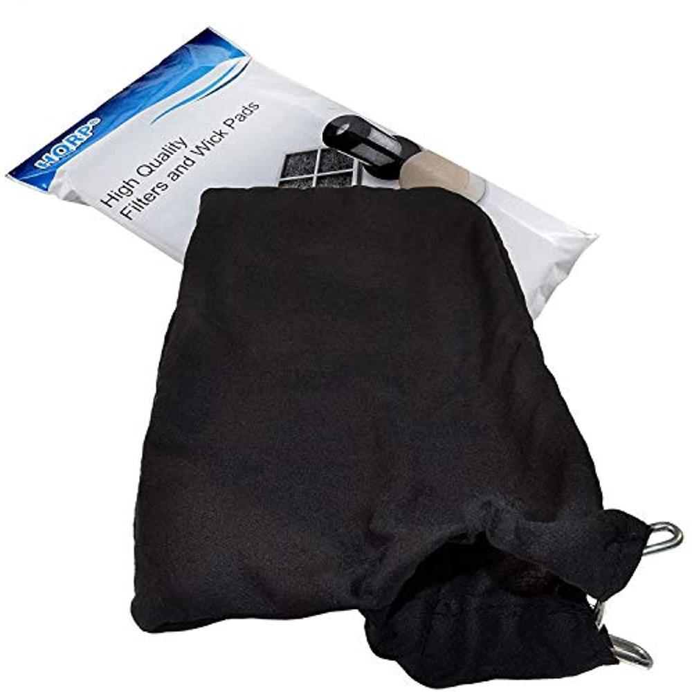 hqrp dust bag compatible with hitachi 322955/976478 / 998845 replacement fits hitachi 10" and 12" compound miter saws