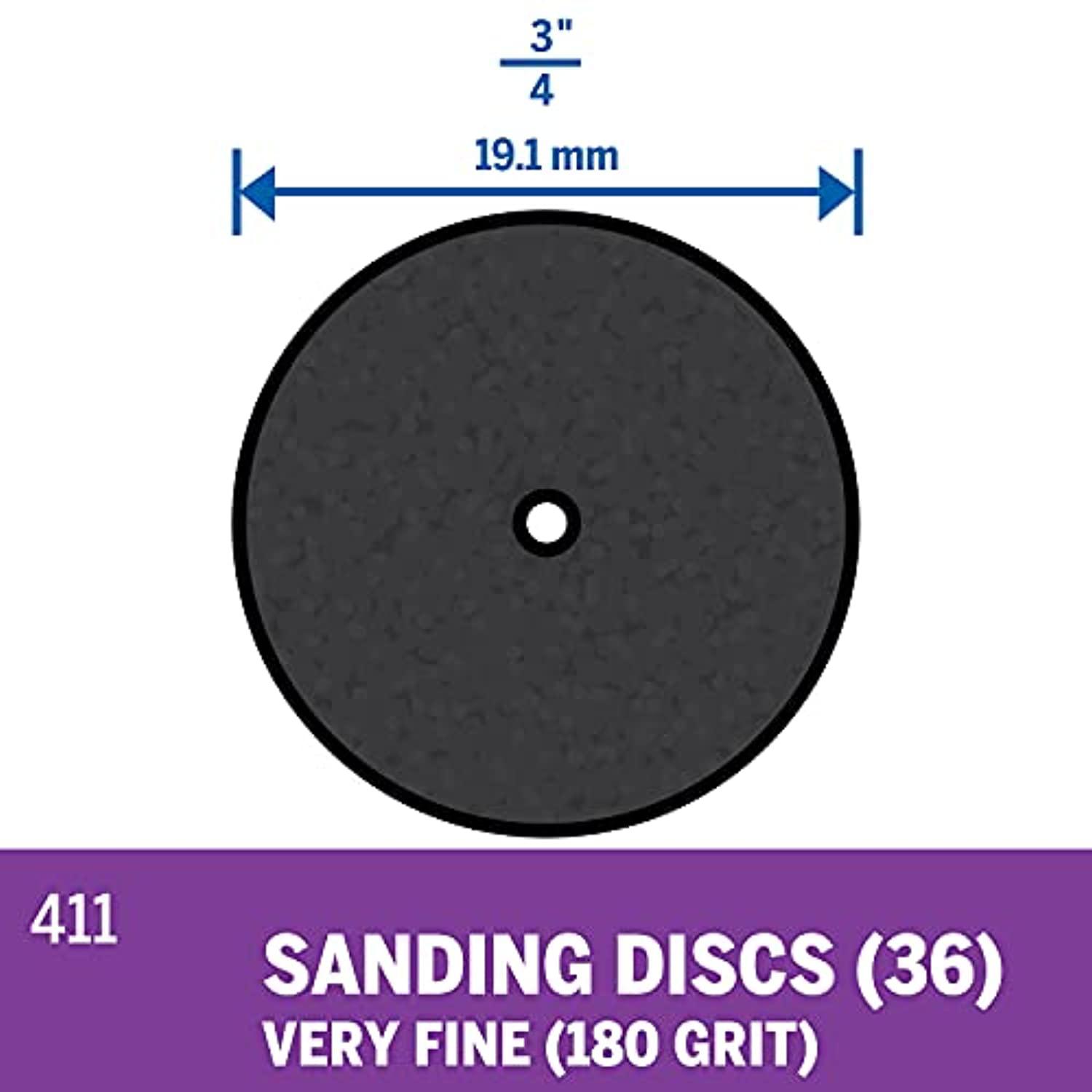 dremel 411 sanding disc, 36 count