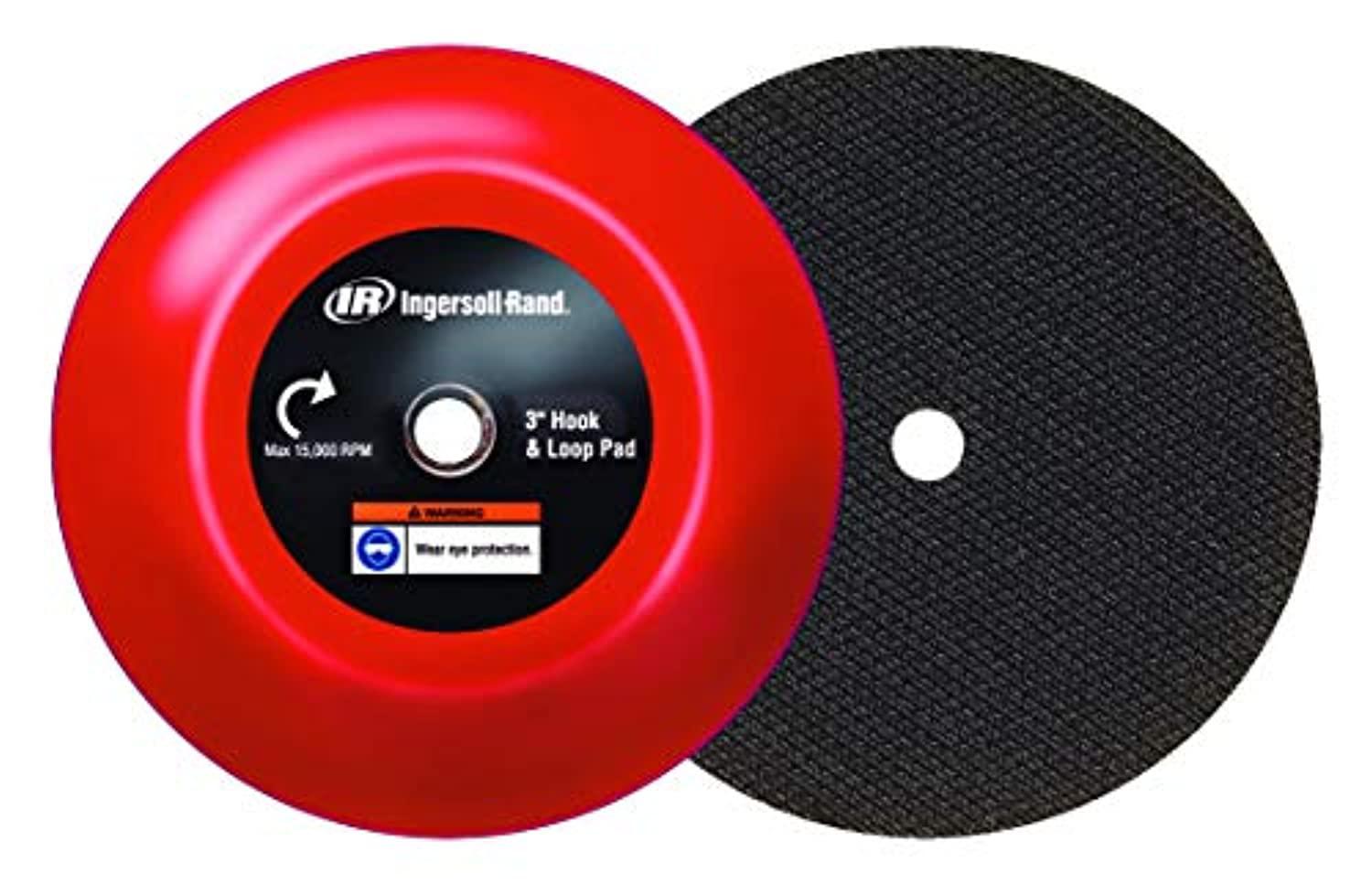 ingersoll rand 03h-pad-hl sanding and polishing pads mini polisher accessories 3" hook & loop backer pad (fits polisher and r