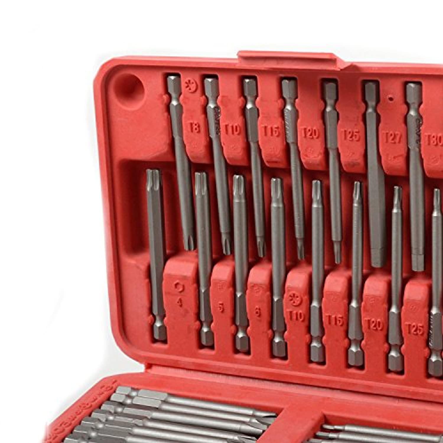 Voyager Tools all in one security bit set torx hex pozidrive bit set 50pc extra long