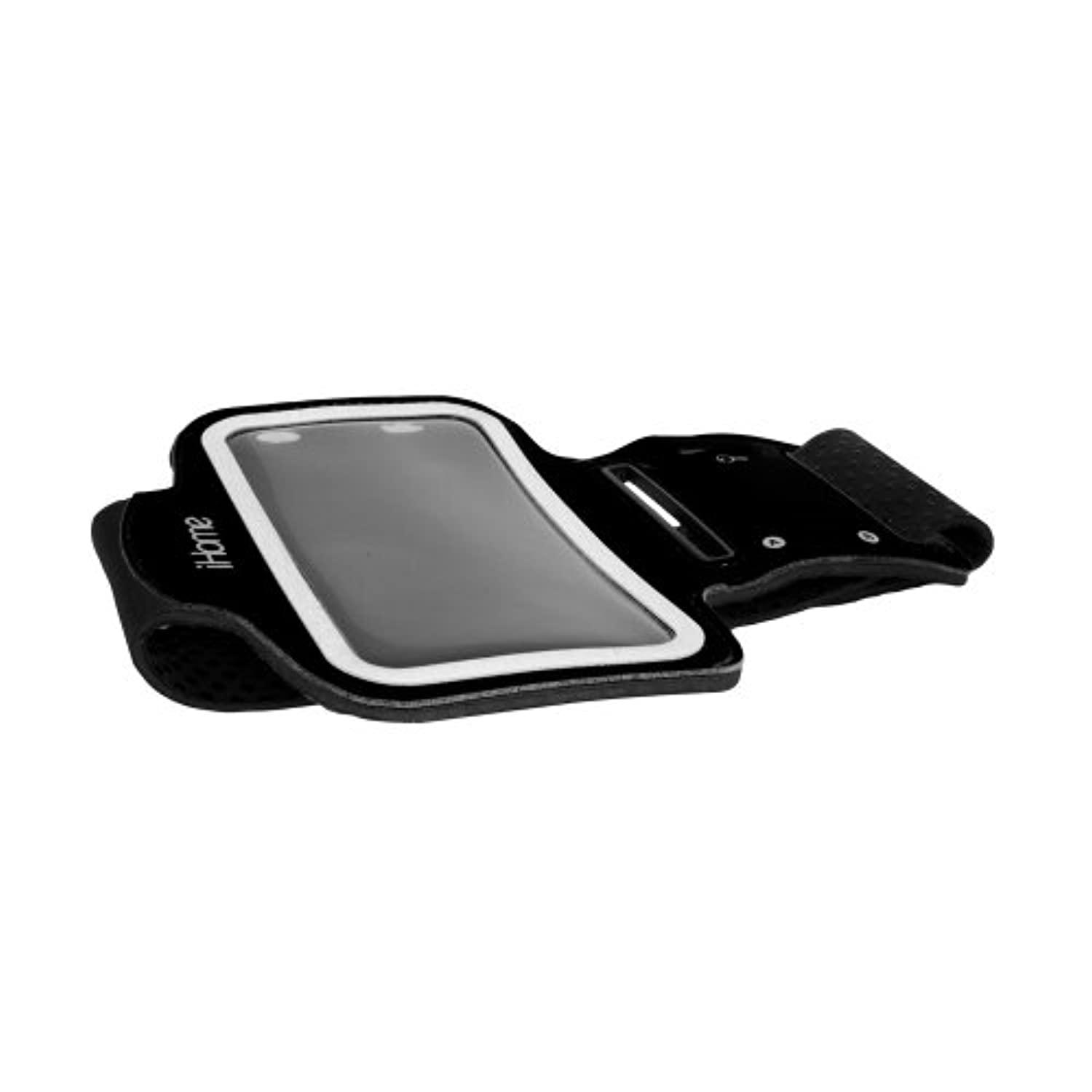 ihome ih-5p141b sport armband for iphone 4/4s/5 and ipod touch, black